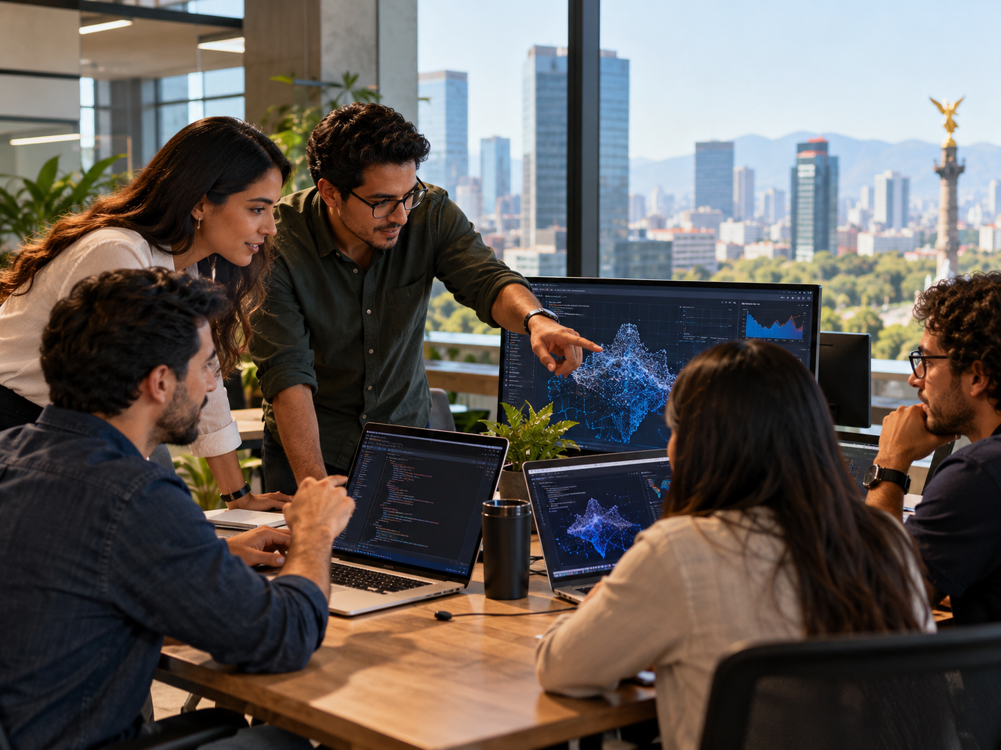 Qué es el nearshore staff augmentation, por qué México es un hub estratégico para equipos de datos e IA y cómo se diferencia del staff augmentation tradicional.